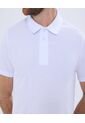 Polo Para Hombre Cuello Tejido Sin Bolsillo Color Blanco Marca Ostu #60110241 de Ostu