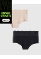 Panty Para Mujer Cachetero Color Negro Marca Ostu #40800095 de Ostu