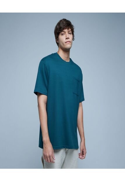 Camiseta Para Hombre Manga Corta Color Verde  Marca Ostu #60091222