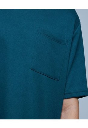 Camiseta Para Hombre Manga Corta Color Verde Marca Ostu #60091222