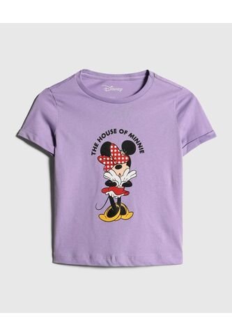 Camiseta Manga Corta Minnie Mouse  Infantil Niña #90090205 Ostu