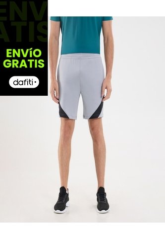 Bermuda Para Hombre Deportiva Largo Color Gris Marca Ostu #60100446 Ostu