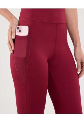 Leggins Para Mujer Largo Color Rojo Marca Ostu #40230607