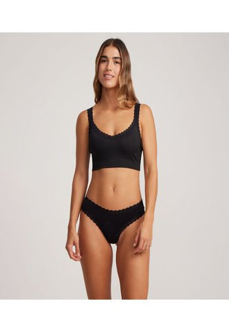 Top Para Mujer Top Color Negro Marca Ostu #40220287 Ostu