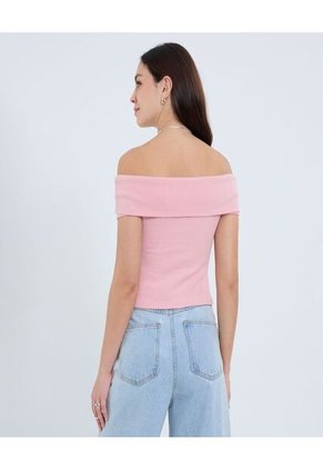 Camiseta Para Mujer Manga Corta Moda Color Rosa Marca Ostu #40092460