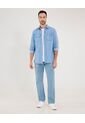 Jean Para Hombre Regular Color Azul  Marca Ostu #60160251 de Ostu