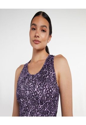 Crop Top Para Mujer Manga Sisa Color Morado Marca Ostu #40091458