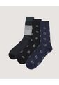 Medias X3 Para Hombre Caña Larga Color Negro Marca Ostu #60980338 de Ostu