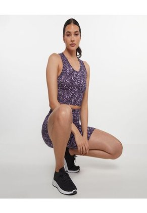 Crop Top Para Mujer Manga Sisa Color Morado Marca Ostu #40091458