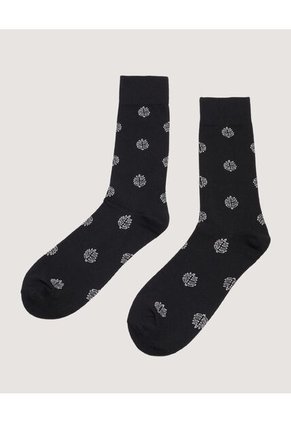 Medias X3 Para Hombre Caña Larga Color Negro Marca Ostu #60980338