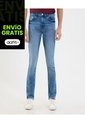Jean Para Hombre Slim Color Azul Marca Ostu #60160429 de Ostu