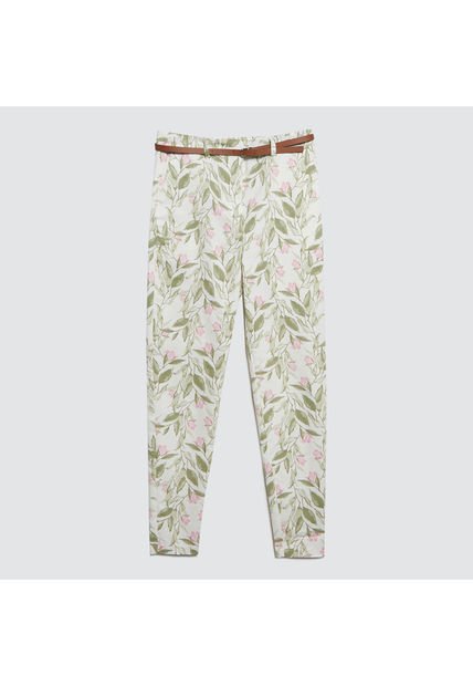 Pantalon Para Mujer Chino Color Verde  Marca Ostu #40070553