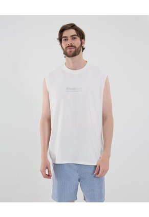 Camiseta Para Hombre Manga Sisa Cuello Redondo Color Crema Marca Ostu #60091648