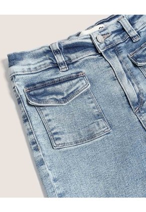 Jean Infantil Niña Flare Color Azul Marca Ostu #90160094