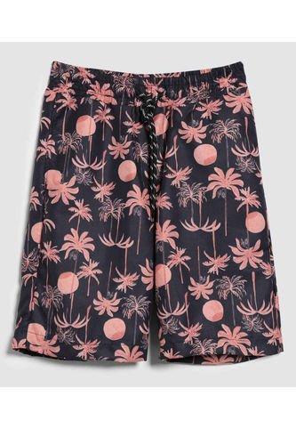 Pantaloneta Para Niño De Baño Corta Color Azul  Marca Ostu #80270017 Ostu