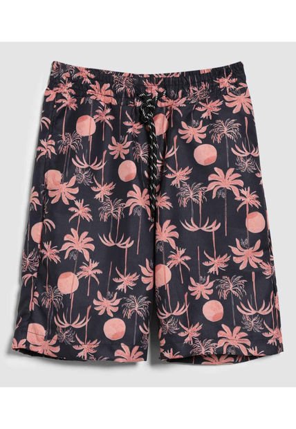 Pantaloneta Para Niño De Baño Corta Color Azul  Marca Ostu #80270017