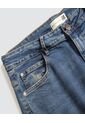 Jean Para Hombre Skinny Color Azul Medio Marca Ostu #60160345 de Ostu