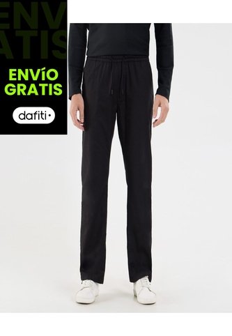 Pantalón Para Hombre Jogger Color Negro Marca Ostu #60070469 Ostu