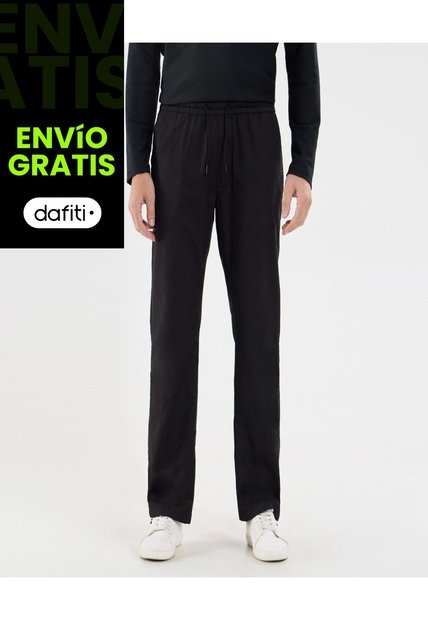 Pantalón Para Hombre Jogger Color Negro Marca Ostu #60070469