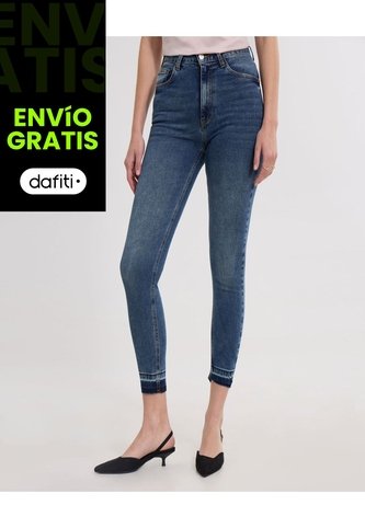 Jean Para Mujer Skinny Color Azul Marca Ostu #40160553 Ostu