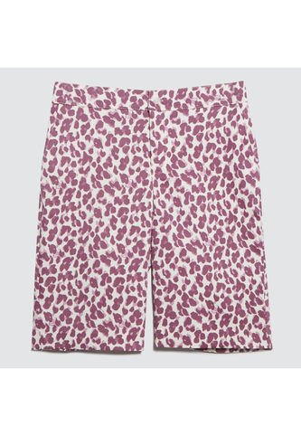 Bermuda Para Mujer  Color Morado Marca Ostu #40100073 Ostu