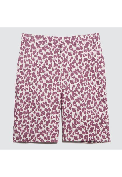 Bermuda Para Mujer  Color Morado Marca Ostu #40100073