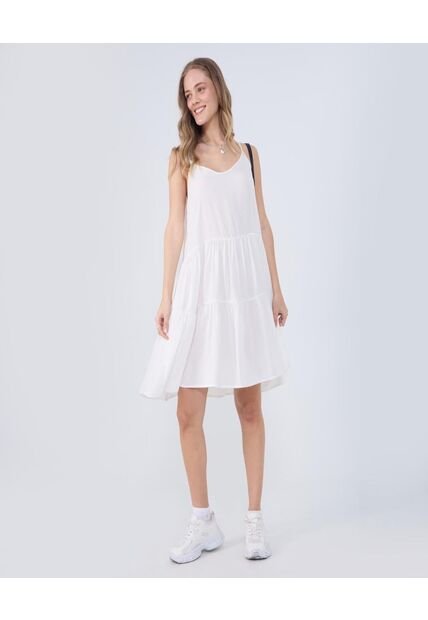 Vestido Para Mujer M/Sisa Medio Color Blanco Marca Ostu #40170306