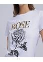 Camiseta Para Mujer Manga Corta Color Blanco Marca Ostu #40092103 de Ostu