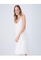 Vestido Para Mujer M/Sisa Medio Color Blanco Marca Ostu #40170306 de Ostu