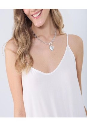 Vestido Para Mujer M/Sisa Medio Color Blanco Marca Ostu #40170306