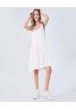 Vestido Para Mujer M/Sisa Medio Color Blanco Marca Ostu #40170306 de Ostu