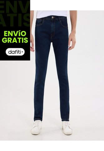 Jean Para Hombre Skinny Color Azul Marca Ostu #60160390 Ostu