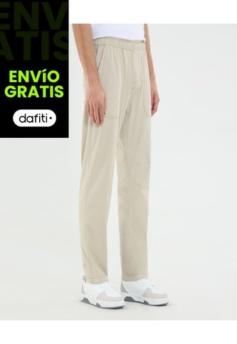 Pantalón Para Hombre Moda Color Beige Marca Ostu #60070464 Ostu