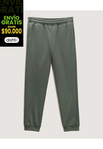 Pantalón Infantil Niño Jogger Color Verde Marca Ostu #80070085 Ostu