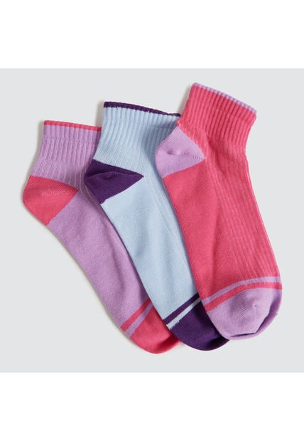 Medias Para Mujer Tobillera Color Pack X Marca Ostu #40980126
