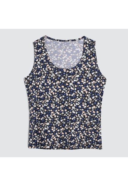 Top Para Mujer Cuello Redondo Color Negro Marca Ostu #40220247