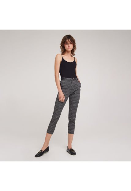 Pantalon Para Mujer Chino Color Negro Marca Ostu #40070386