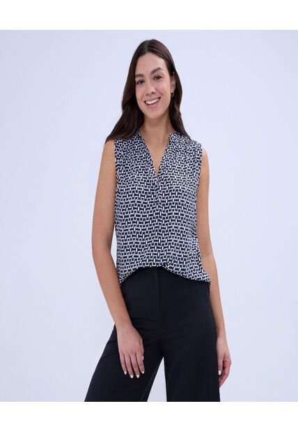 Blusa Para Mujer Manga Sisa Color Negro Marca Ostu #40121069