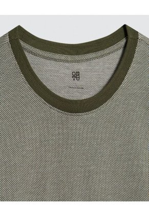 Camiseta Para Hombre Manga Corta Color Verde Marca Ostu #60091541