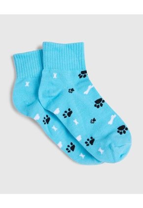 Medias Infantil Niña Tobillera Color Negro Marca Ostu #90980089