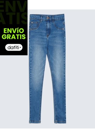 Jean Infantil Niña Skinny Color Azul Marca Ostu #90160087 Ostu