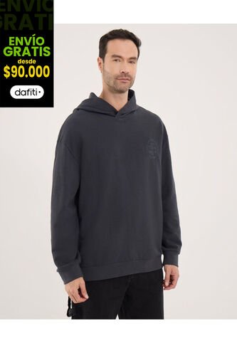 Buzo Para Hombre Hoodie Color Gris Marca Ostu #60060582 Ostu