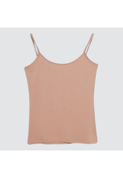 Top Para Mujer Top Color Café  Marca Ostu #40220309
