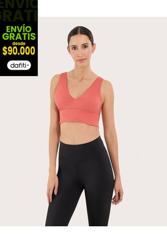 Top Para Mujer  Color Coral Marca Ostu #40220437 Ostu