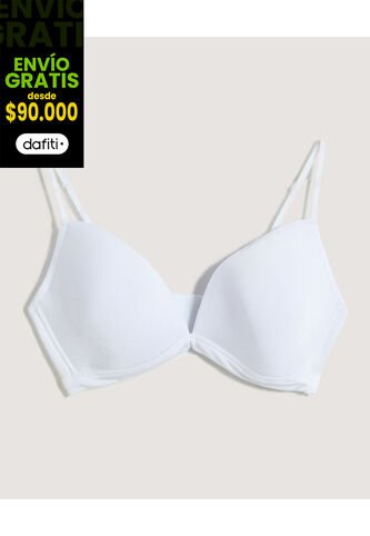 Brasier Para Mujer Copa Triangular Color Blanco Marca Ostu #40830046 Ostu