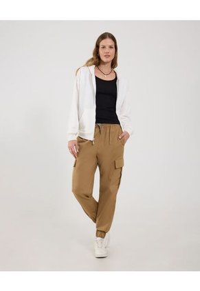 Pantalón Para Mujer Jogger Color Café Marca Ostu #40070824