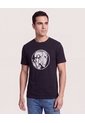 Camiseta Iron Man Circle  Para Hombre Negro Ostu de Ostu