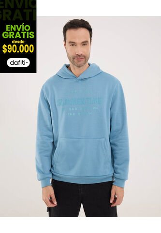 Buzo Para Hombre Hoodie Color Verde Marca Ostu #60060591 Ostu