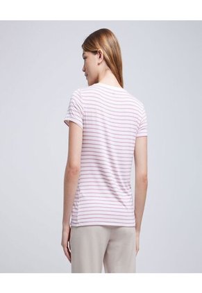 Camiseta Para Mujer Manga Corta Color Morado Marca Ostu #40092097