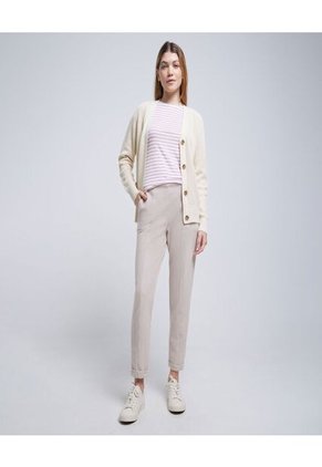 Camiseta Para Mujer Manga Corta Color Morado Marca Ostu #40092097